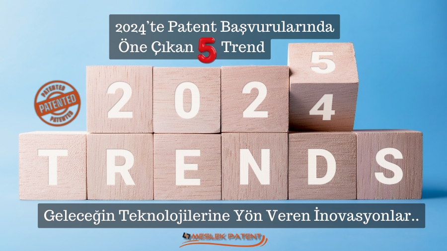 2024’te Patent Başvurularında Öne Çıkan 5 Trend: Geleceğin Teknolojilerine Yön Veren İnovasyonlar